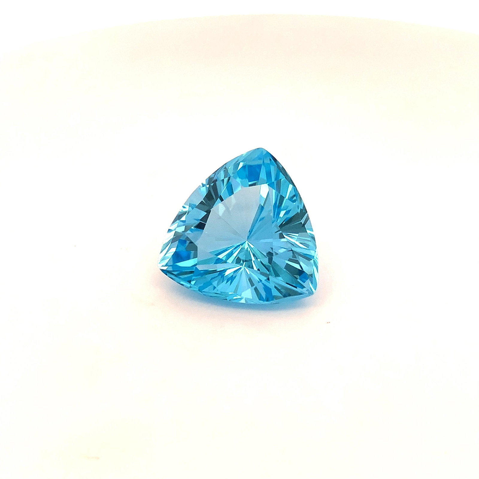 Pendant Size Swiss Blue Topaz Fancy Trillion Cut Gemstone - 49.13 Carat - 3