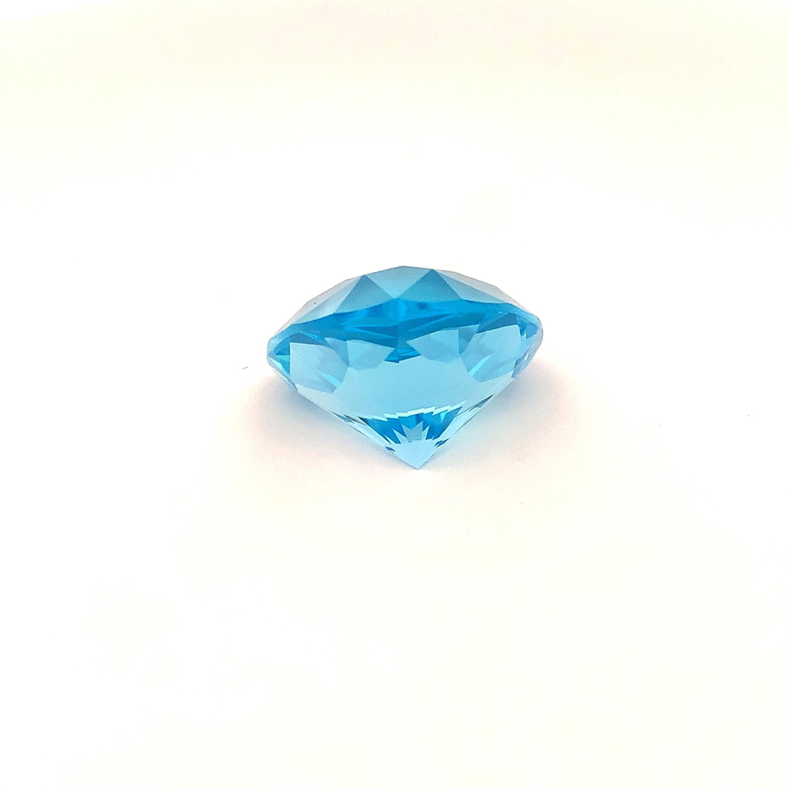 Pendant Size Swiss Blue Topaz Fancy Trillion Cut Gemstone - 49.13 Carat - 4