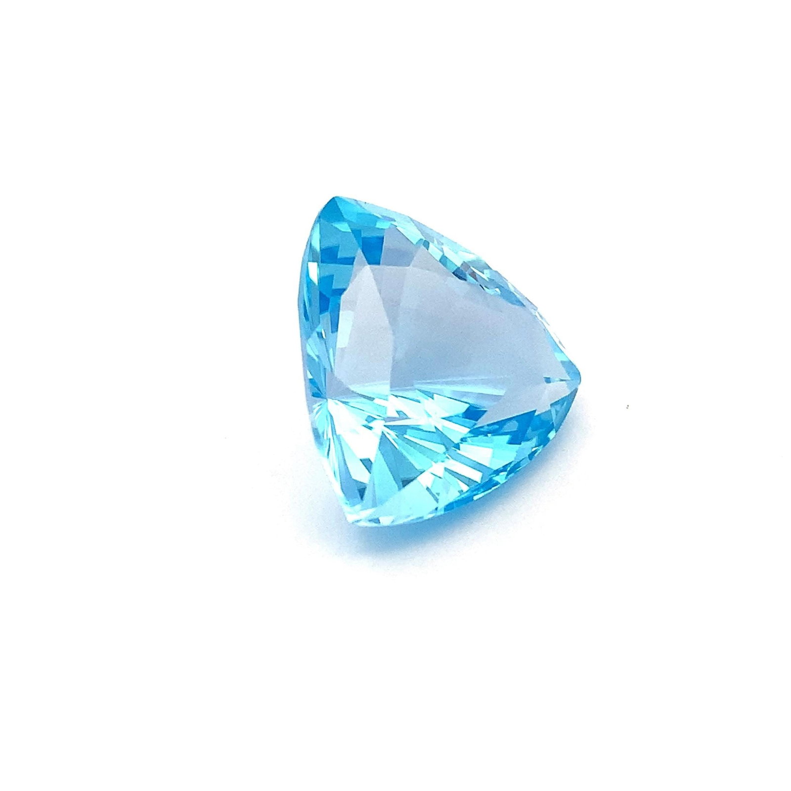 Pendant Size Swiss Blue Topaz Fancy Trillion Cut Gemstone - 49.13 Carat - 7