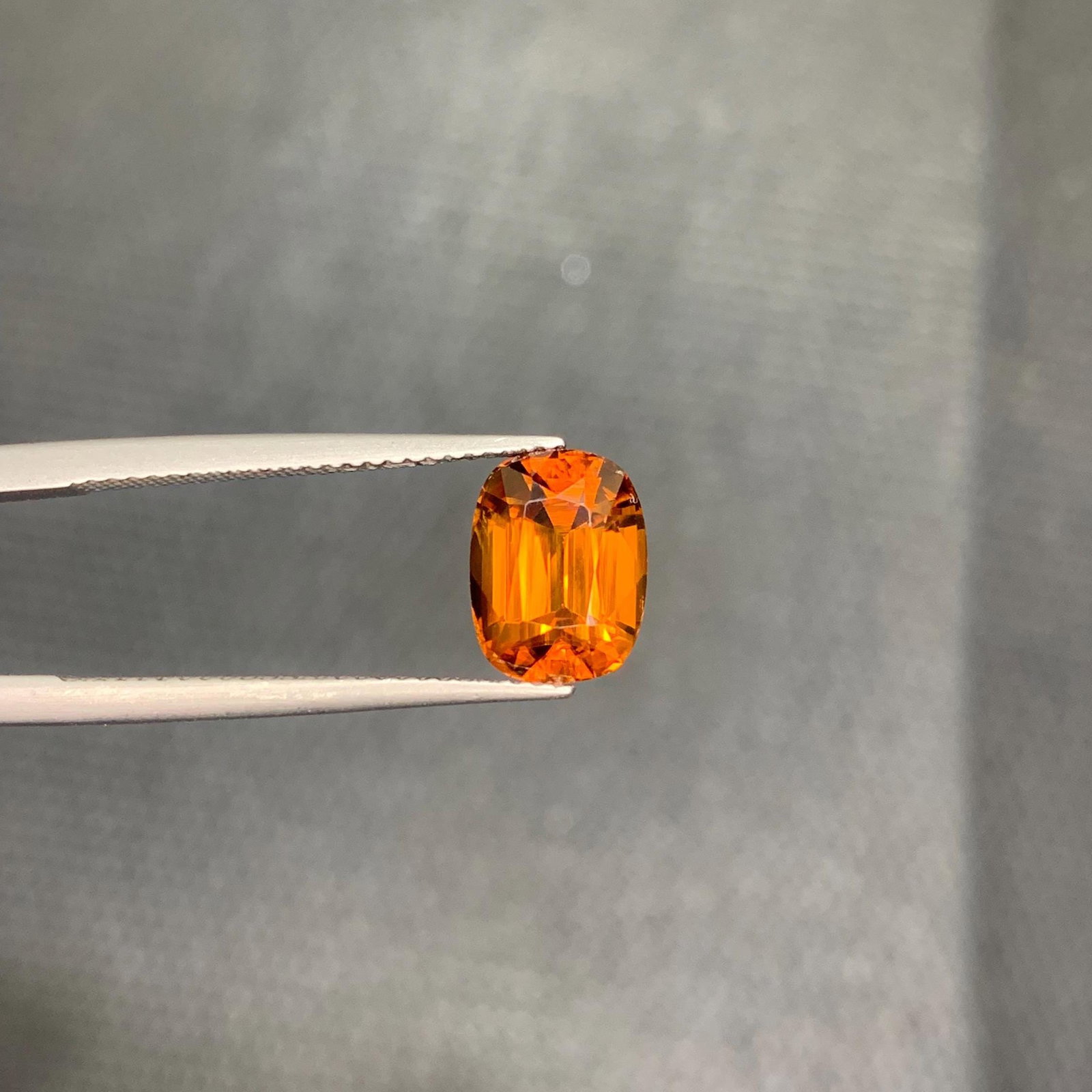 Natural Honey Brown Bastnasite Gemstone: Loupe Clean Cushion Cut, 4.60 Carat - 5