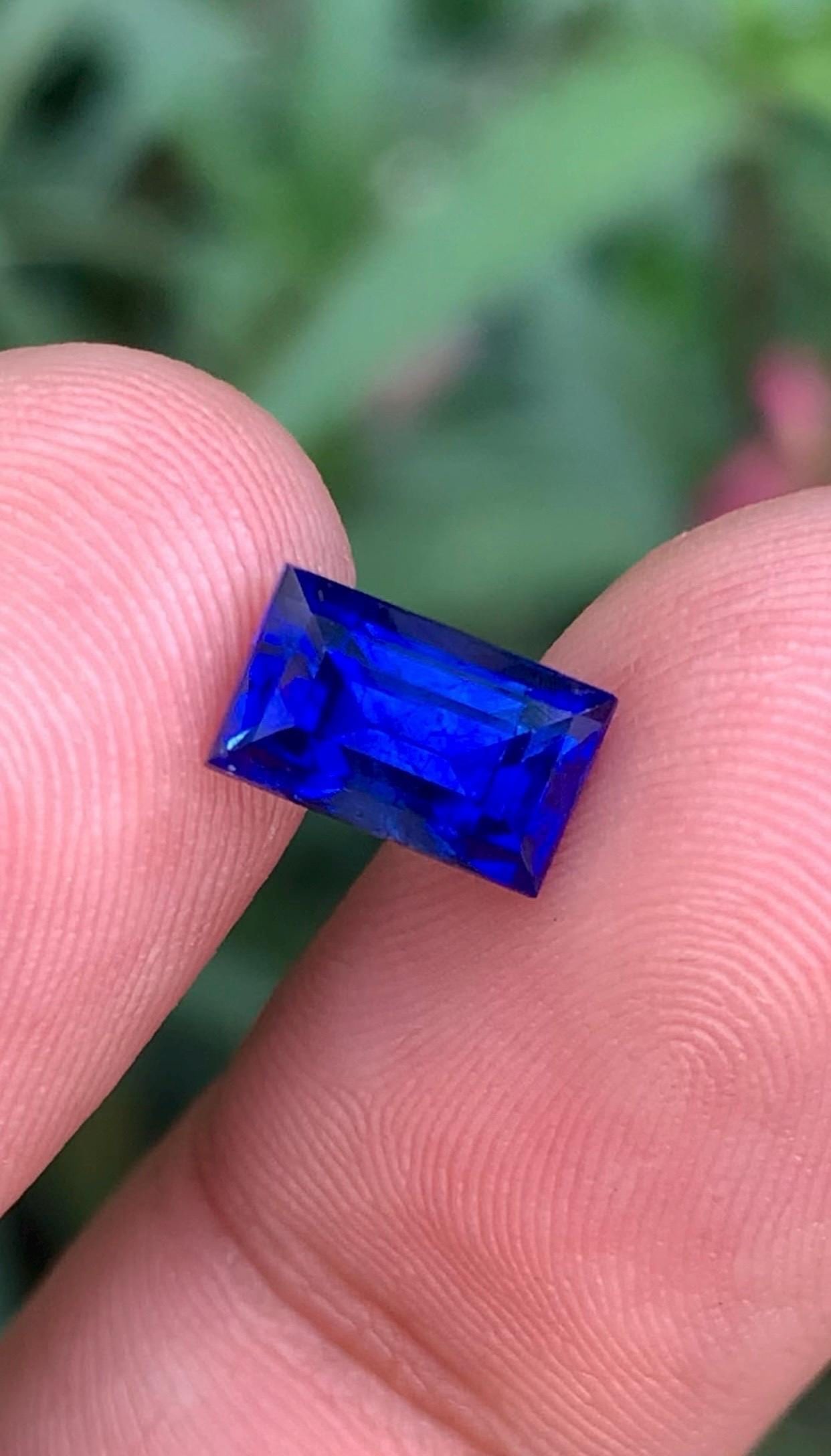 2.24 Carat Heated Royal Blue Sapphire Gemstone From Srilanka - 5