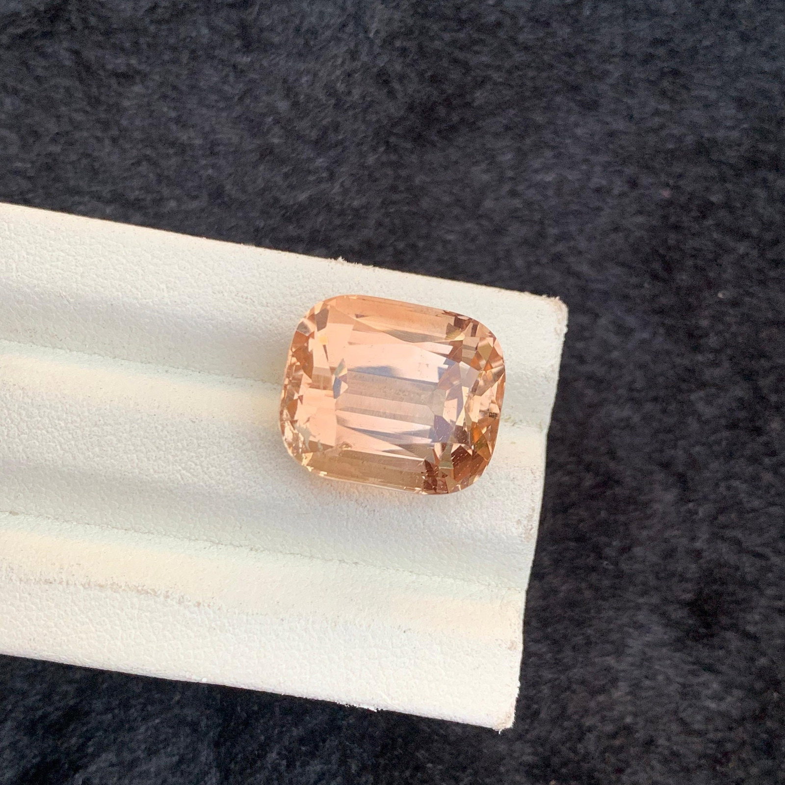 22.45 Carat Golden Topaz Gemstone: Cushion Cut, Eye Clean - 5