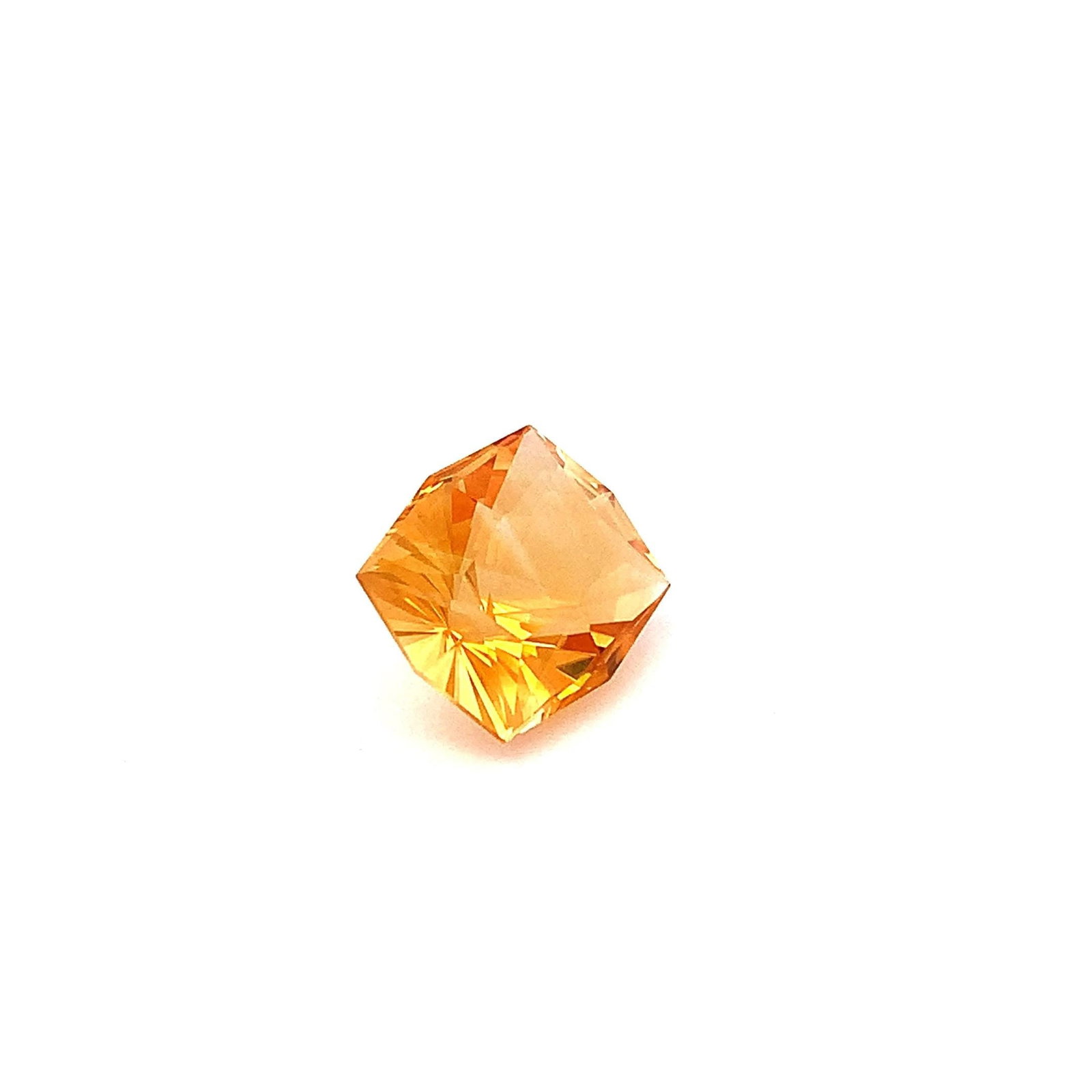 8 Carat Natural Fancy Cut Orange Citrine Gemstone For Jewellery - 2