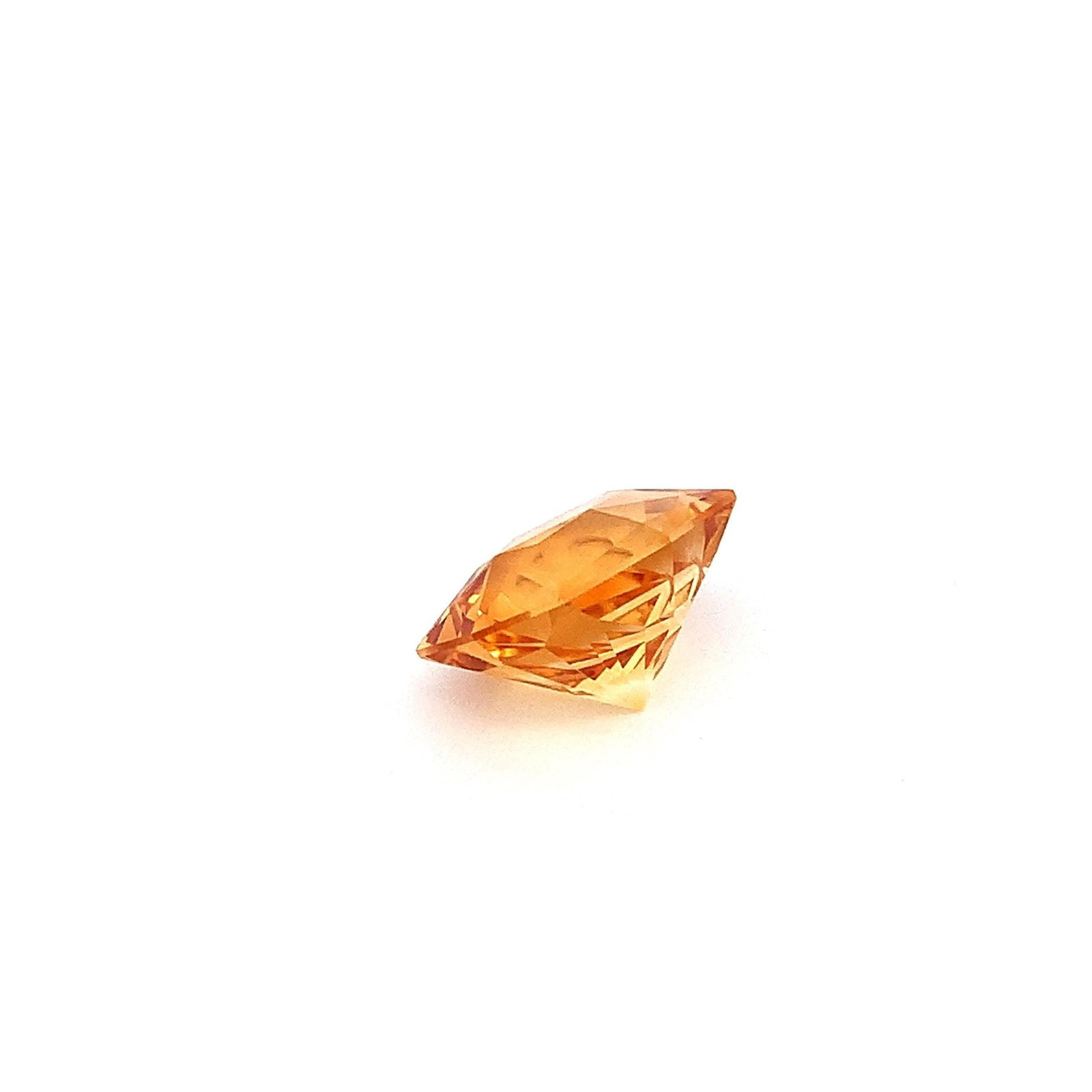 8 Carat Natural Fancy Cut Orange Citrine Gemstone For Jewellery - 6