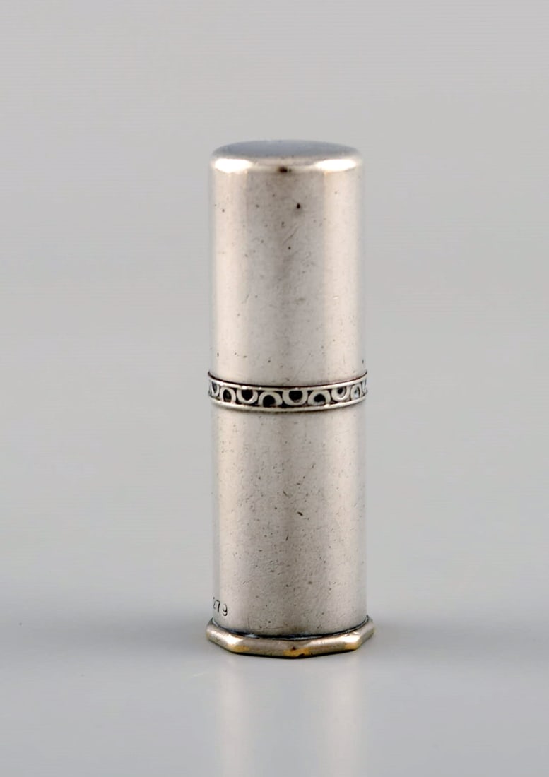 Georg Jensen lipstick holder in sterling silver. Design 279. Dated 1933-1944. (1 of 7)