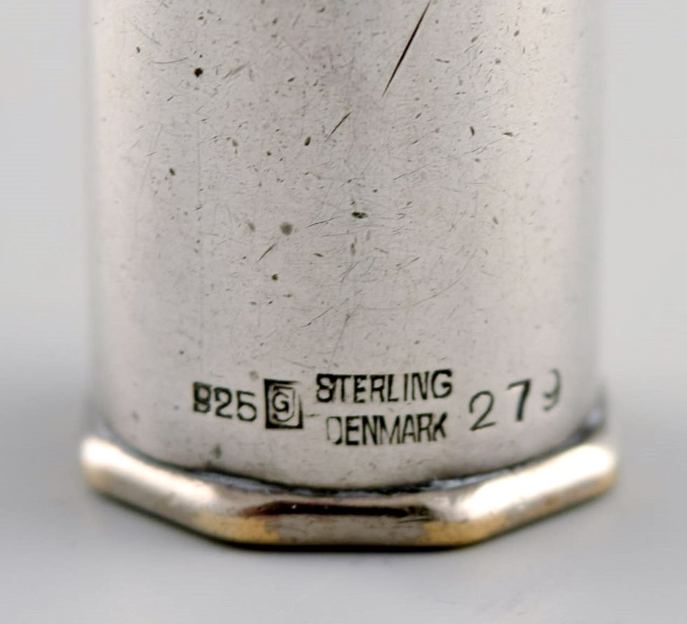 Georg Jensen lipstick holder in sterling silver. Design 279. Dated 1933-1944. - 7