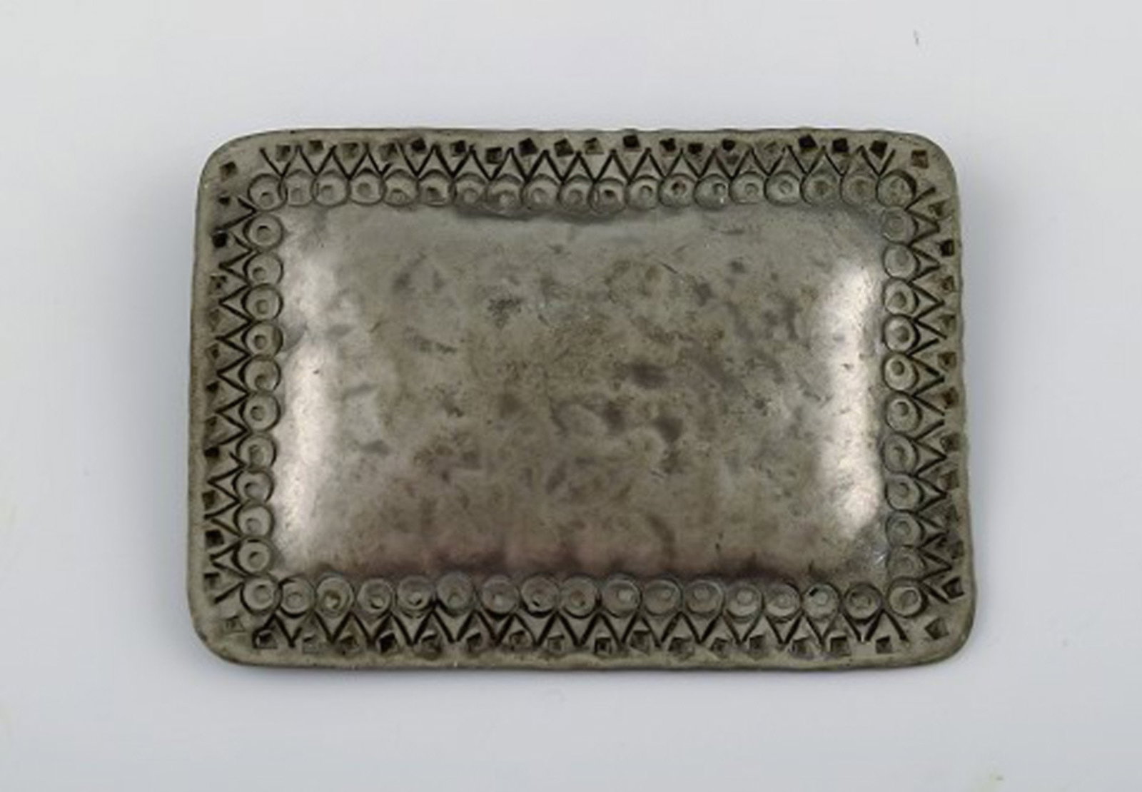 Jorgen Jensen, a.o. Denmark. 4 brooches in pewter. Hand made danish design, 60 / 70 s. - 5