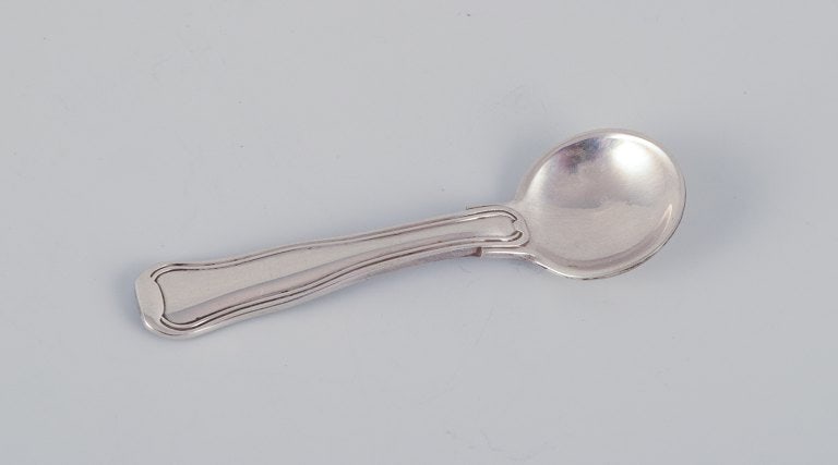 Georg Jensen. Old Danish salt spoon in sterling silver. - 3