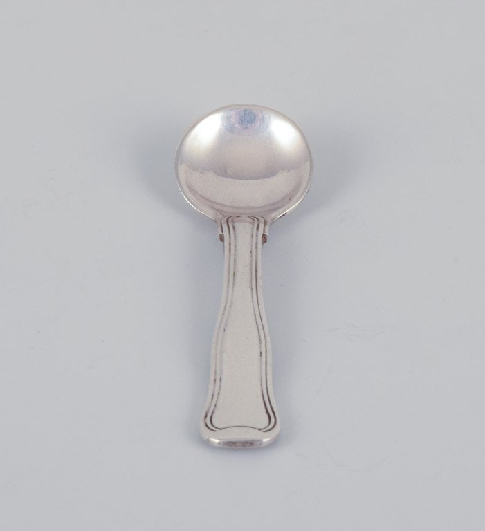 Georg Jensen. Old Danish salt spoon in sterling silver. - 4