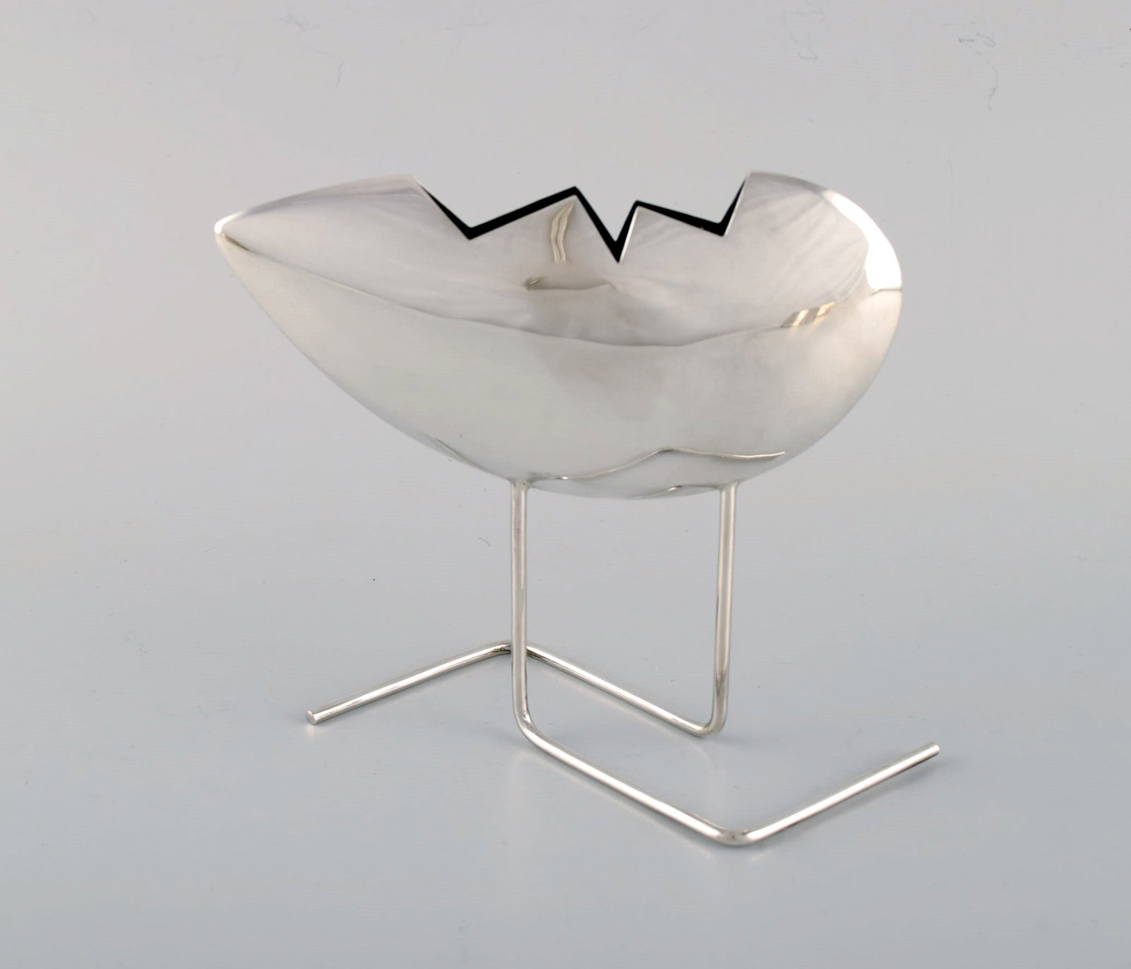 Prudenci Sanchez, Catalan silversmith. Modernist / abstract unique sculpture in sterling silver. (1 of 9)