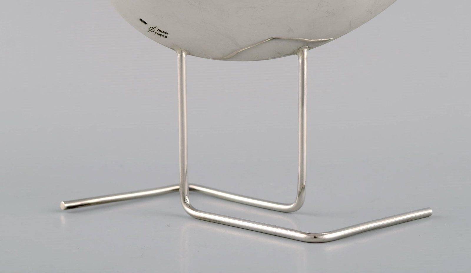 Prudenci Sanchez, Catalan silversmith. Modernist / abstract unique sculpture in sterling silver. - 6