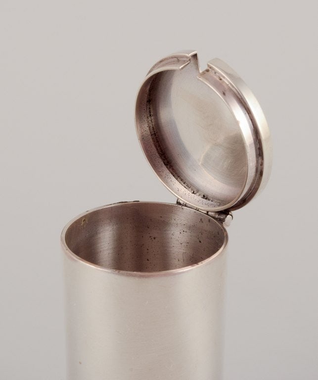 Jørgen Jensen (1895-1966) for Georg Jensen. Rare Art Deco mustard pot in sterling silver. - 7