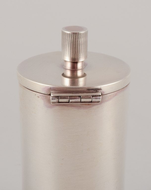Jørgen Jensen (1895-1966) for Georg Jensen. Rare Art Deco mustard pot in sterling silver. - 8