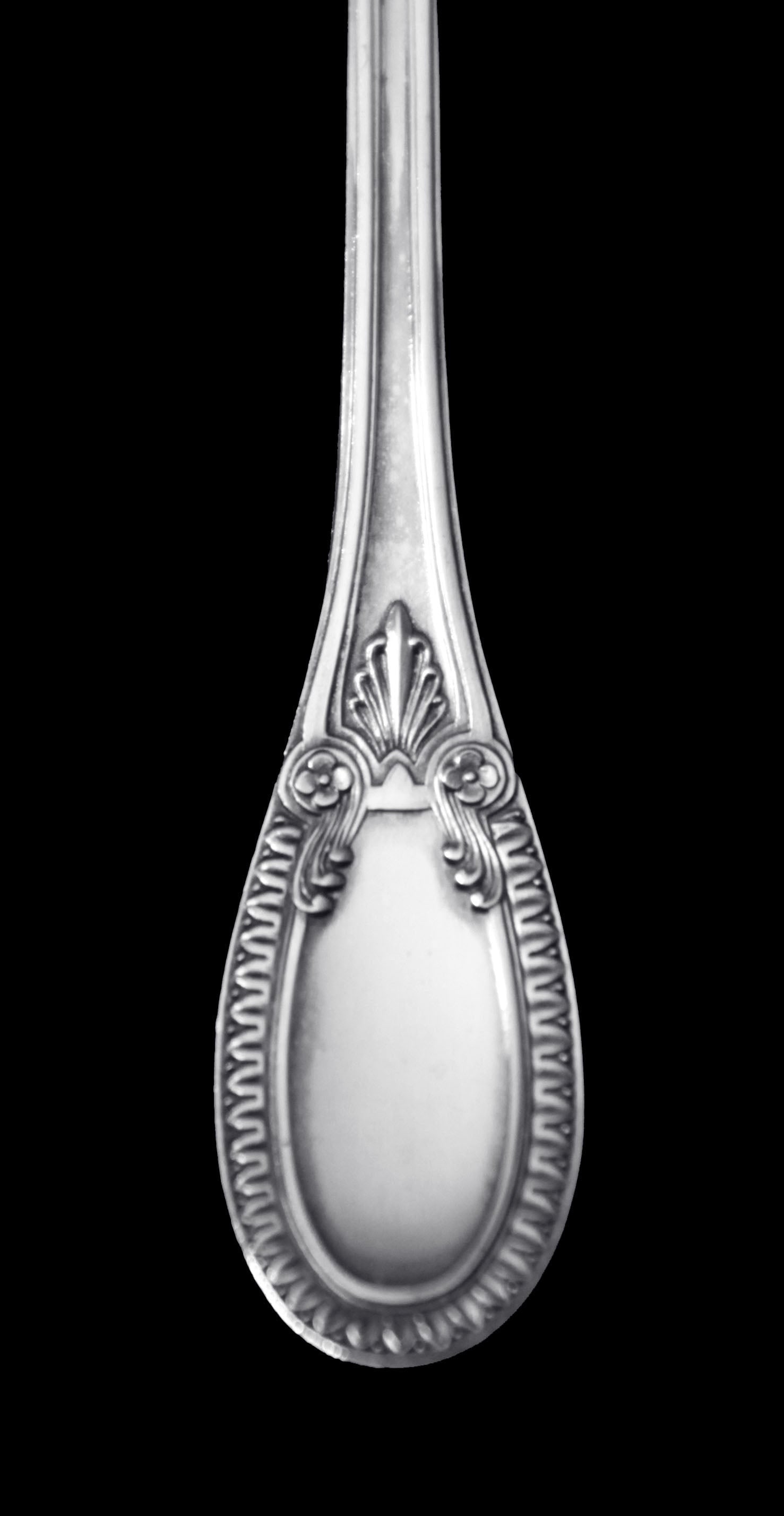 HENIN - 138pc LOUIS XVI ANTIQUE FRENCH 950 STERLING SILVER FLATWARE SET - 10