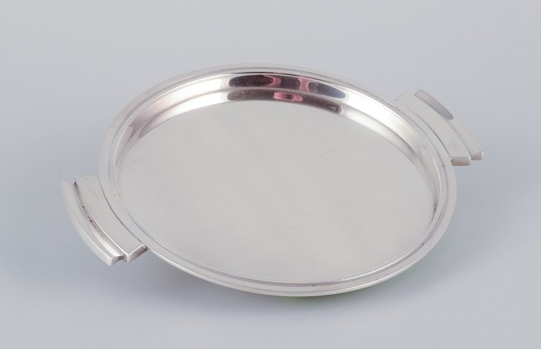 Harald Nielsen for Georg Jensen. Art Deco tray in sterling silver. - 3