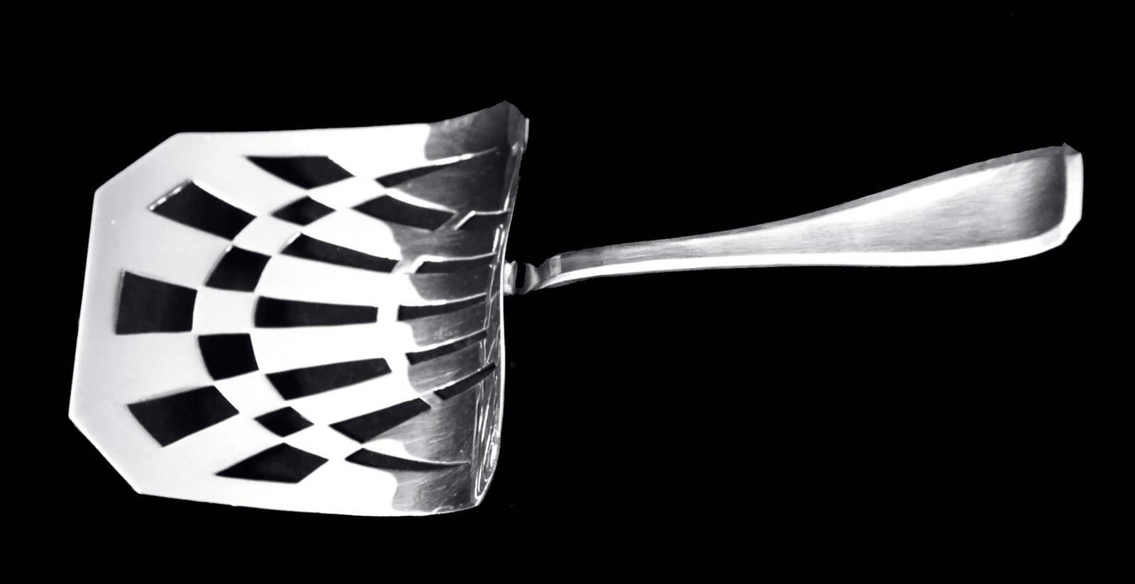 LAPPARRA - 10 ANTIQUE FRENCH ORIGINAL ART DECO STERLING SILVER FLATWARE SERVING PIECES - LIKE NEW !: Title: LAPPARRA - 10 ANTIQUE FRENCH ORIGINAL ART DECO STERLING SILVER FLATWARE SERVING PIECES - LIKE NEW ! Description:Direct from Paris The Birth place of Art Deco, a Magnificent 10pc. Set of "Gatsby