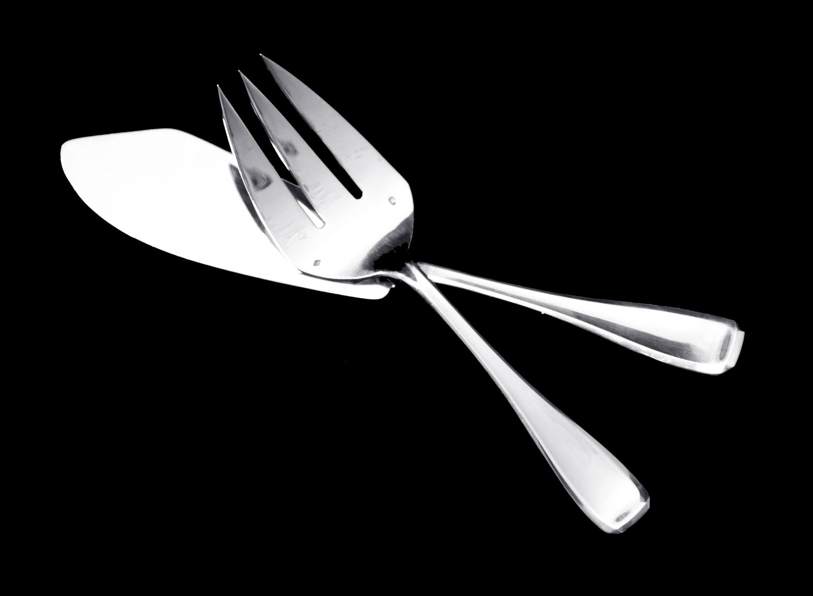 LAPPARRA - 10 ANTIQUE FRENCH ORIGINAL ART DECO STERLING SILVER FLATWARE SERVING PIECES - LIKE NEW ! - 4