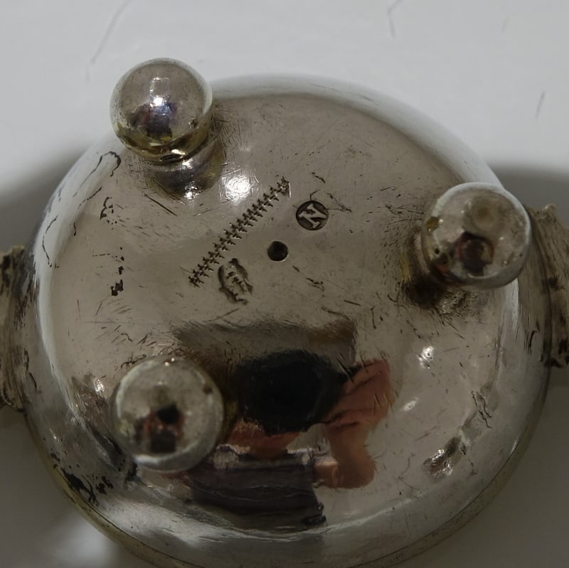 17th Century Antique Silver German Wine Taster Nurnberg Circa 1699 to 1705 (Rosenberg band III plate - 7