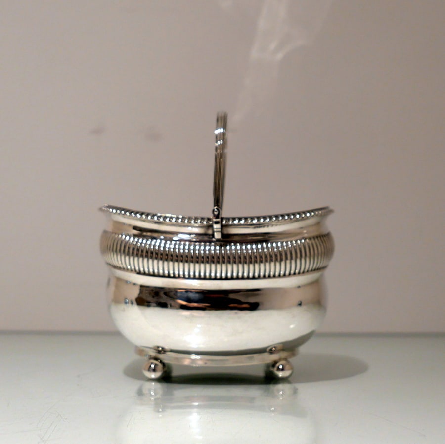Early 19th Century Antique George III Sterling Silver Double Tea Caddy London 1808 Rebecca Emes & - 3