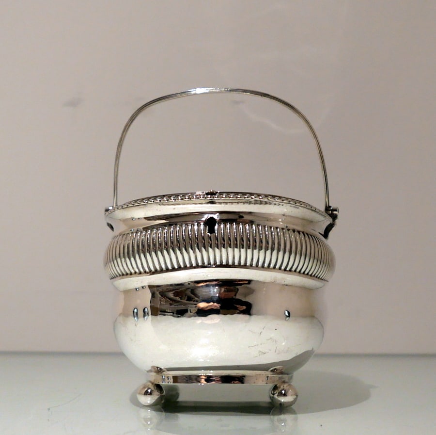 Early 19th Century Antique George III Sterling Silver Double Tea Caddy London 1808 Rebecca Emes & - 4