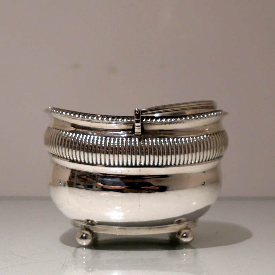 Early 19th Century Antique George III Sterling Silver Double Tea Caddy London 1808 Rebecca Emes & - 7