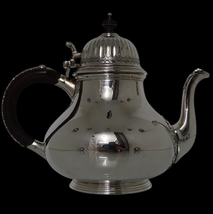 Modern 20th Century Sterling Silver Tea & Coffee Set London 1968 Richard Comyns - 8