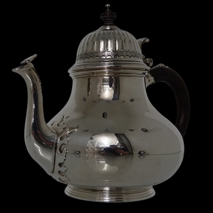 Modern 20th Century Sterling Silver Tea & Coffee Set London 1968 Richard Comyns - 9