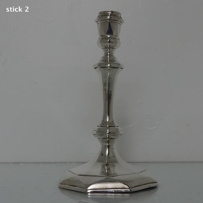 Early 18th Century Antique Queen Anne Britannia Silver Candlesticks London 1705 John East - 8