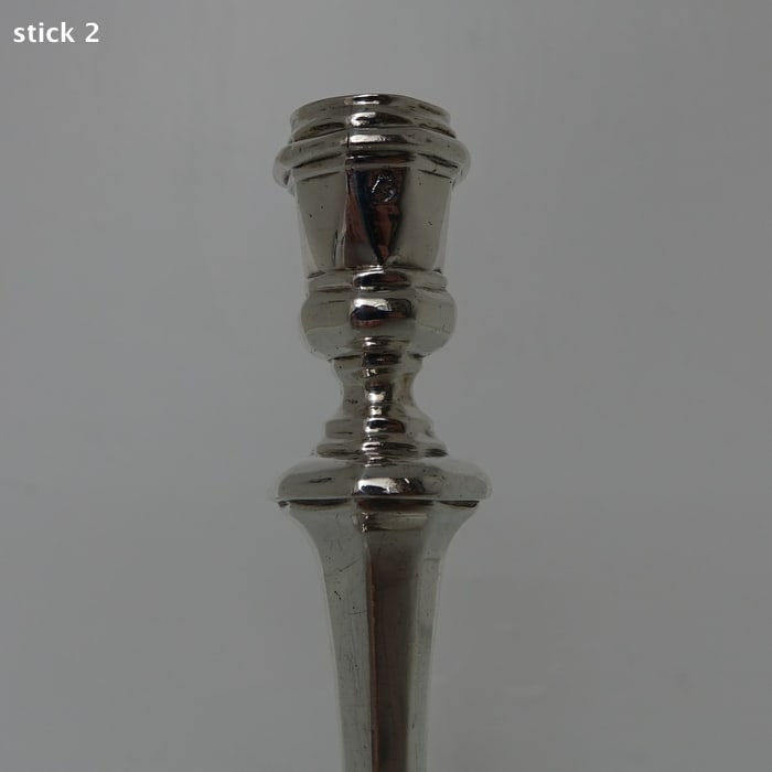 Early 18th Century Antique Queen Anne Britannia Silver Candlesticks London 1705 John East - 9