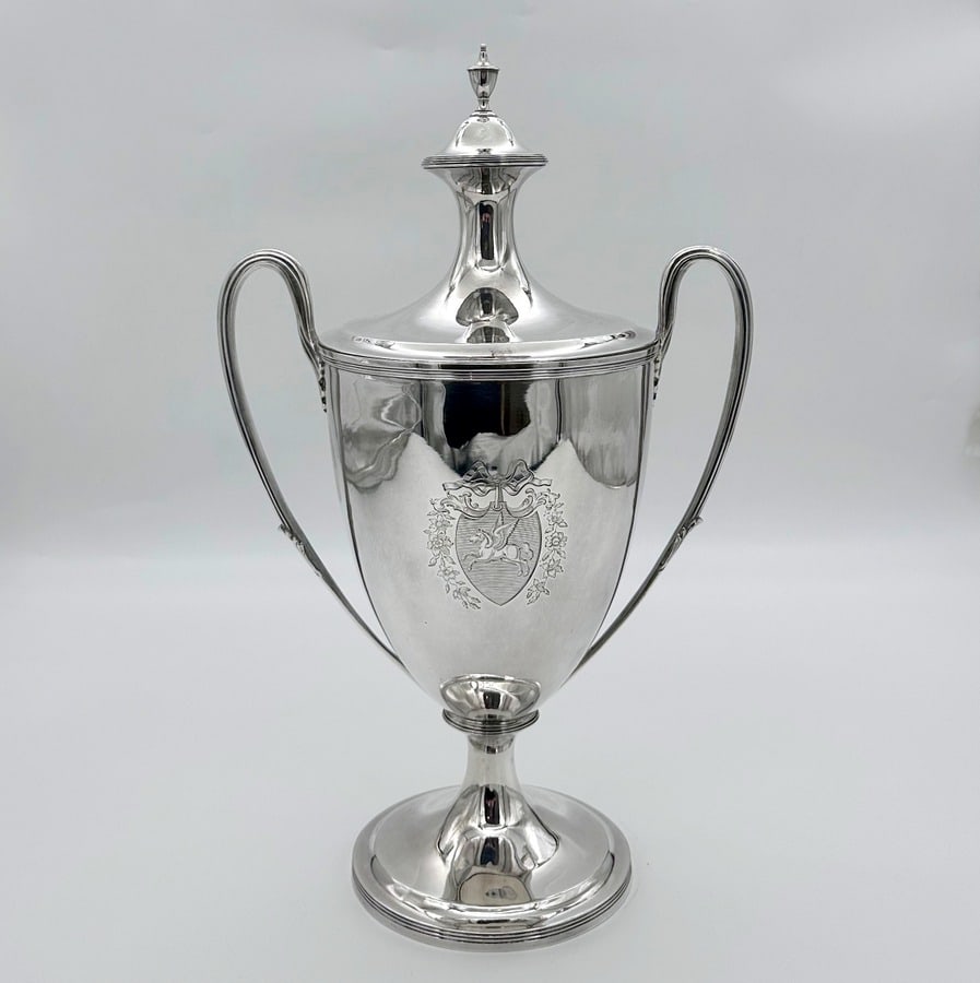 18th Century Antique George III Silver Cup & Cover London 1792 Henry Chawner (1 of 9)