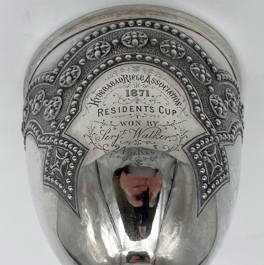 Mid 19th Century Antique Victorian Sterling Silver Wine Goblet London 1861 Robert Hennell - 9
