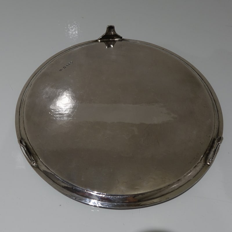 18th Century Antique George III Sterling Silver Salver London 1788 John Hutson - 6