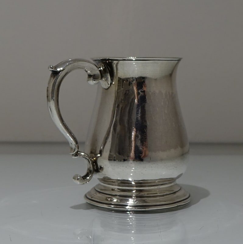 Mid 18th Century Antique George III Sterling Silver Half Pint Mug London 1769 Thomas Moore II - 6