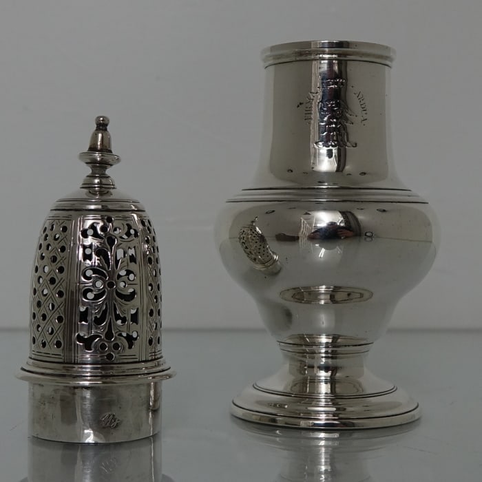 George II Silver Sugar Caster London 1755 Samuel Wood - 3