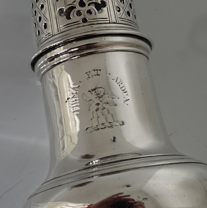 George II Silver Sugar Caster London 1755 Samuel Wood - 5