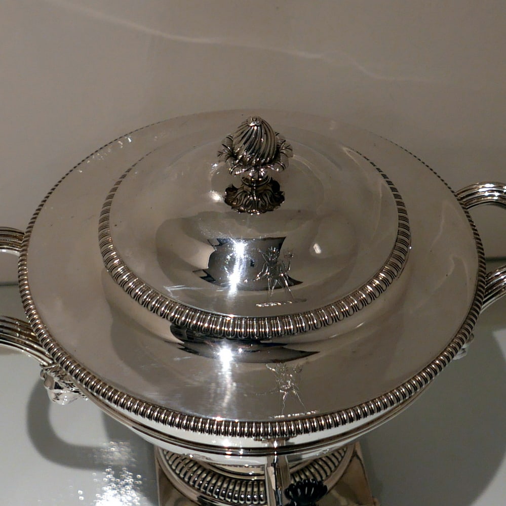 Early 19th Century Antique George III Sterling Silver Tea Urn London 1813 Paul Storr - 14