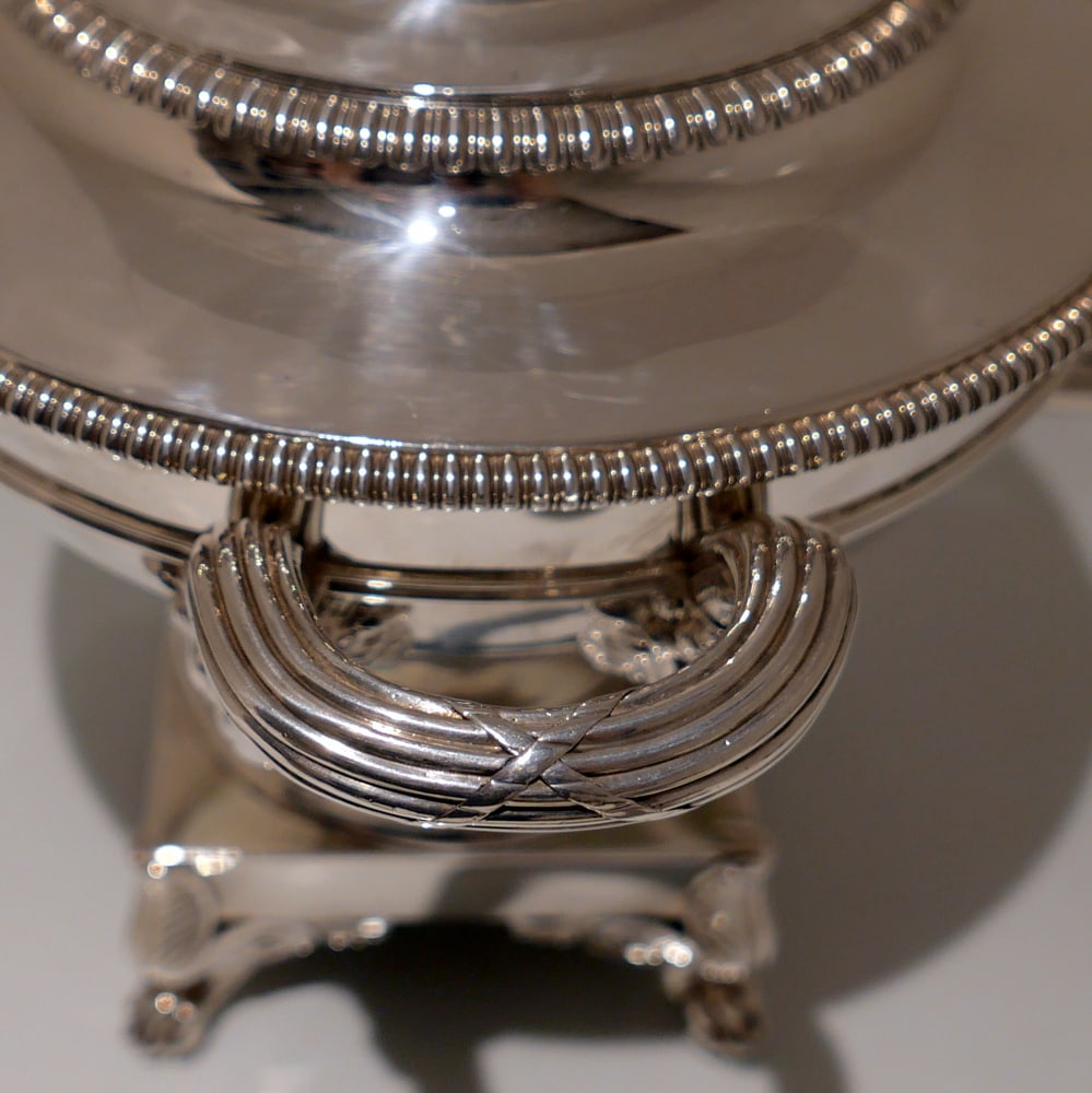 Early 19th Century Antique George III Sterling Silver Tea Urn London 1813 Paul Storr - 9
