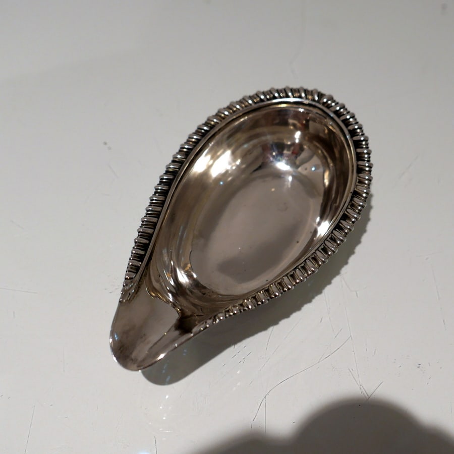 Early 19th Century Antique George IV Sterling Silver Pap Boat London 1829 Rebecca Emes & Edward - 4