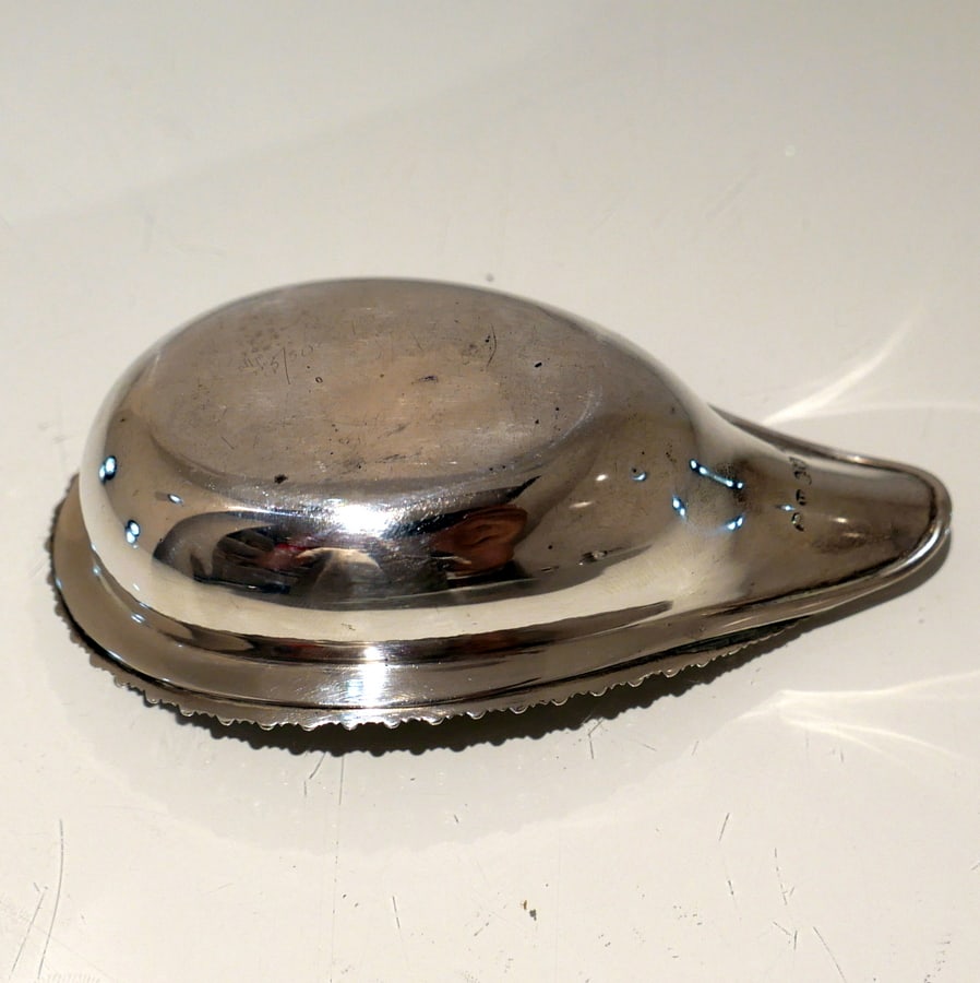 Early 19th Century Antique George IV Sterling Silver Pap Boat London 1829 Rebecca Emes & Edward - 6