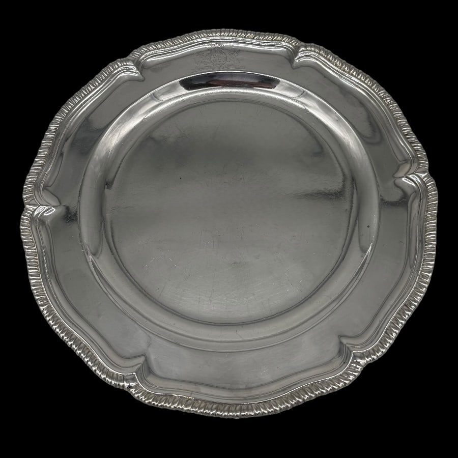 Early 19th Century Antique Silver George III Large Pair Second Course Dishes London 1804 William - 2