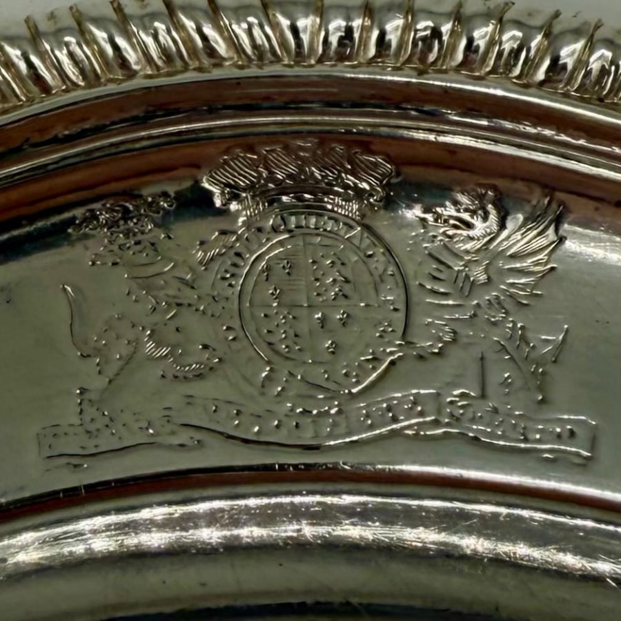 Early 19th Century Antique Silver George III Large Pair Second Course Dishes London 1804 William - 5