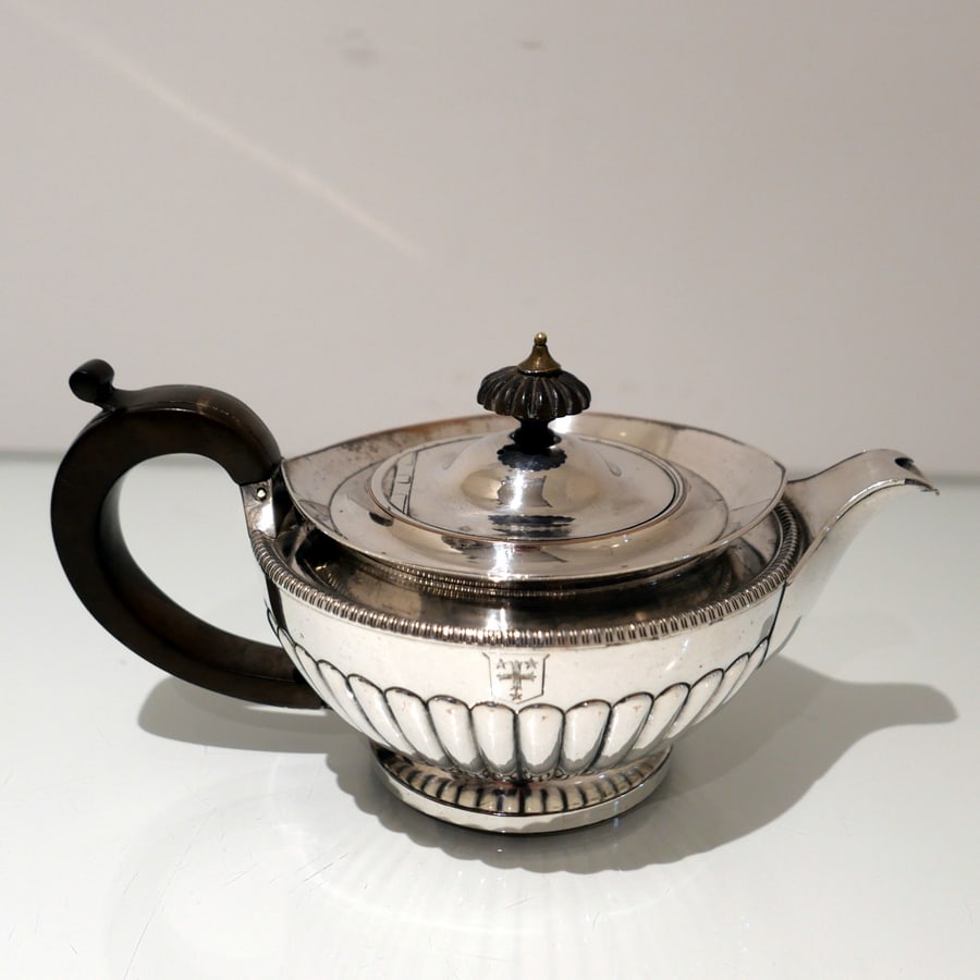 Early 19th Century Antique George III Old Sheffield Plate Four Piece Teaset Circa 1815 Matthew - 9