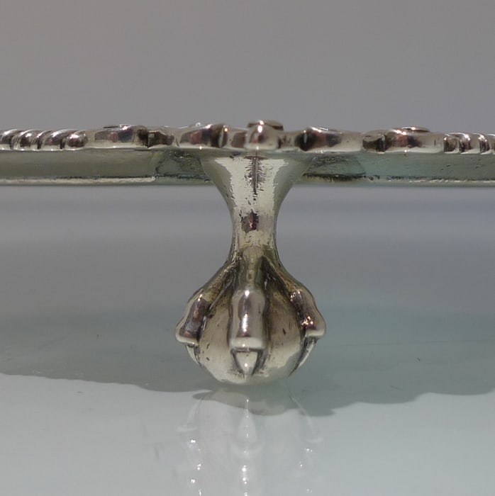 Early 18th Century Antique George III Sterling Silver Salver London 1766 Thomas Hannan & John Crouch - 5