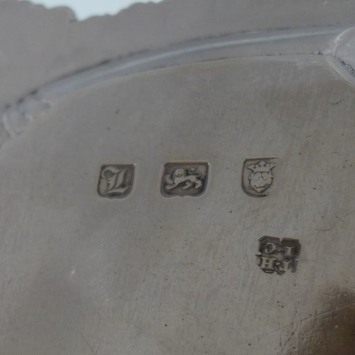 Early 18th Century Antique George III Sterling Silver Salver London 1766 Thomas Hannan & John Crouch - 8