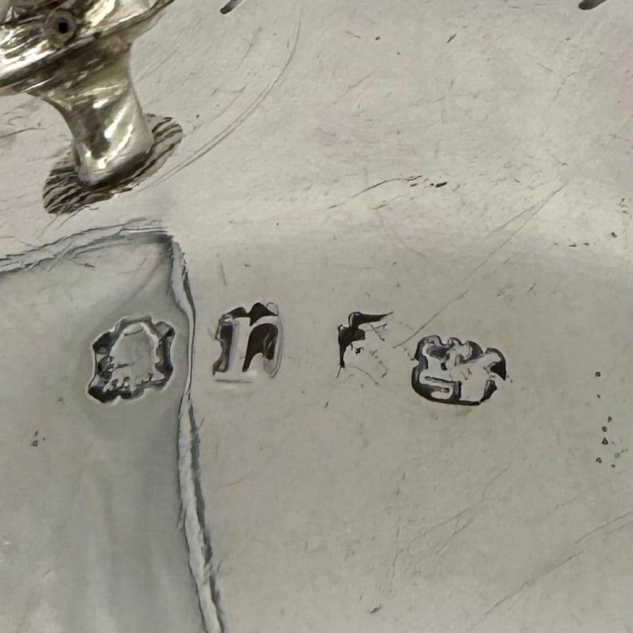 Mid 18th Century Antique George II Silver Pair Sauceboats London 1755 Daniel Piers - 10