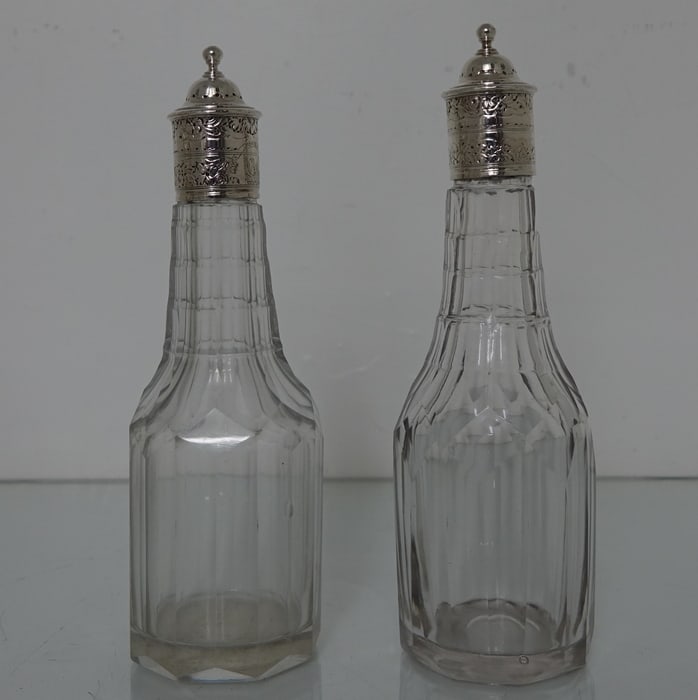 Antique Mid 18th Century George II Sterling Silver Warwick Cruet London 1744 George Hindmarsh - 10