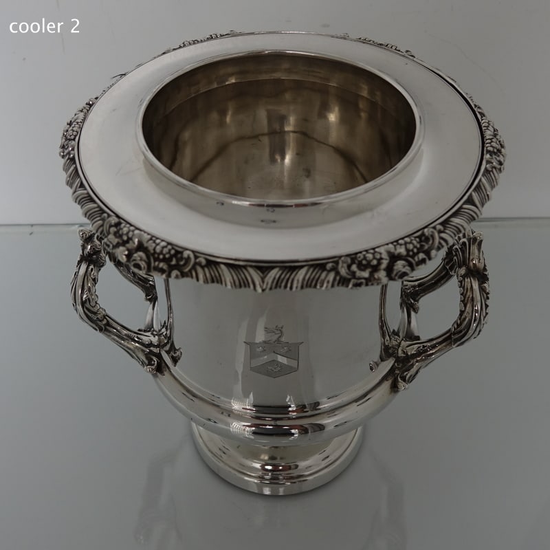 Pair Old Sheffield Wine Coolers Matthew Boulton Circa 1830 - 11