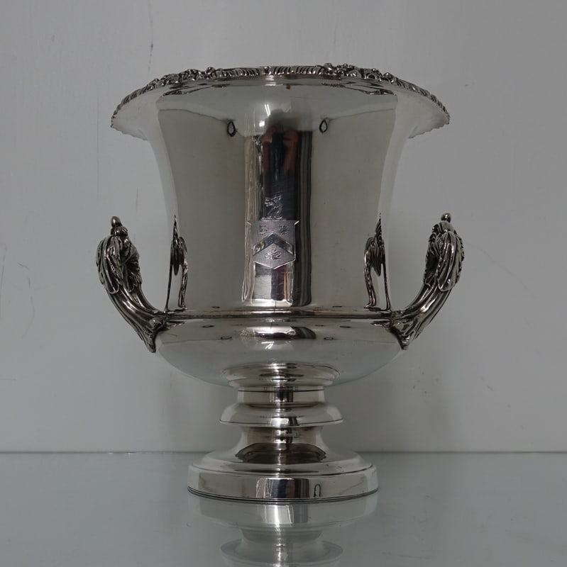 Pair Old Sheffield Wine Coolers Matthew Boulton Circa 1830 - 2