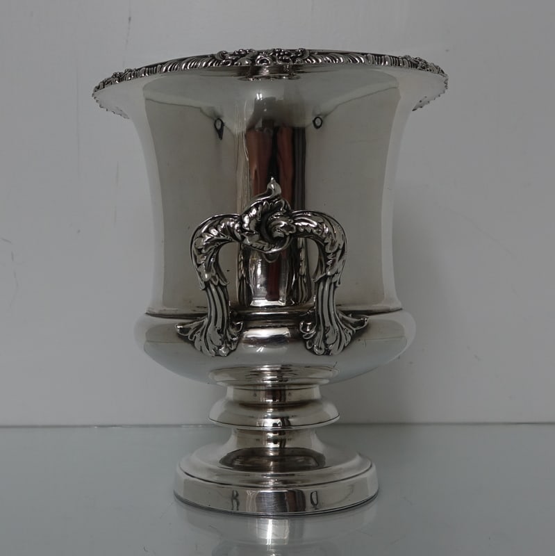 Pair Old Sheffield Wine Coolers Matthew Boulton Circa 1830 - 4
