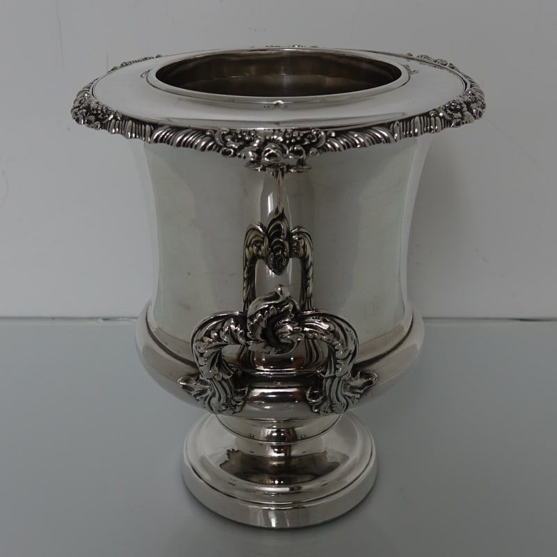 Pair Old Sheffield Wine Coolers Matthew Boulton Circa 1830 - 5